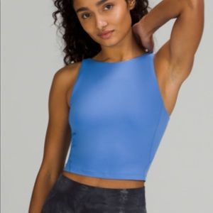 NWT Lululemon High Neck Align Tank in Blue Nile